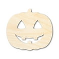thumbnail image 1 of Unfinished Wood Happy Pumpkin Shape - Craft - up to 46" 30" / 1/2", 1 of 5