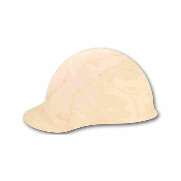 Unfinished Wood Hard Hat Shape - Construction - Tool - Craft - up to 46" DIY 10" / 1/4"