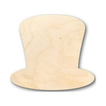 Unfinished Wood Hat - Magician's Top Hat- Craft up to 46" DIY 12" / 1/8"