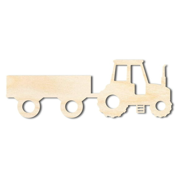 Unfinished Wood Hay Ride Shape 8" / 1/8"