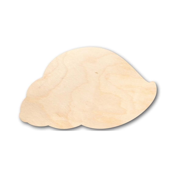 Unfinished Wood Hermit Crab Shell Shape - Ocean - Beach - Nursery - Craft - up to 46" DIY 5" / 1/8"