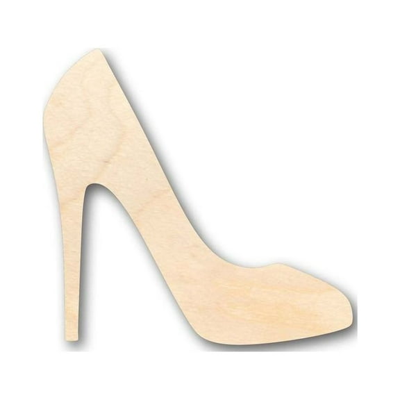 Unfinished Wood High Heels Shape - Craft - up to 46" DIY 18" / 1/4"