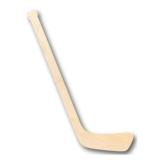 Unfinished Wood Hockey Stick Shape - Sporting - Craft - up to 46" DIY 46" / 1/2"