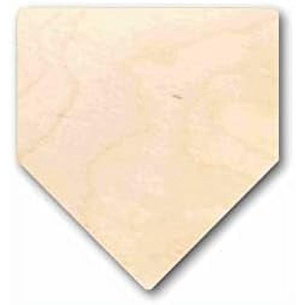 Unfinished Wood Home Plate Baseball Softball Base Silhouette Craft