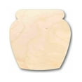 thumbnail image 1 of Unfinished Wood Honey Pot Flower Pot Silhouette - Craft- up to 46" DIY 10" / 1/4", 1 of 3