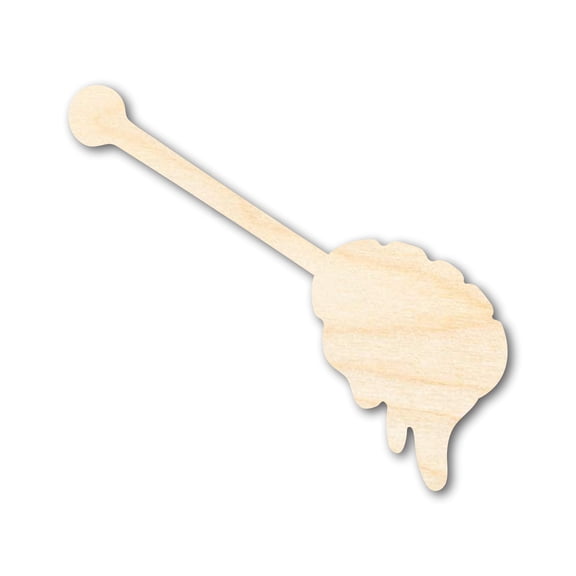 Unfinished Wood Honey Stick Shape | DIY Craft Cutout 3" / 1/4"