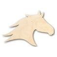 thumbnail image 1 of Unfinished Wood Horse Head Shape - Farm Ranch - Animal - Craft - up to 46" DIY 24" / 1/8", 1 of 3