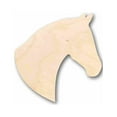 thumbnail image 1 of Unfinished Wood Horse Head Silhouette - Craft- up to 46" DIY 10" / 3/4", 1 of 3