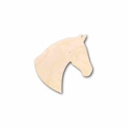 Unfinished Wood Horse Head Silhouette - Craft- up to 46" DIY 3" / 1/2"