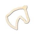 thumbnail image 1 of Unfinished Wood Horse Outline Shape | DIY Craft Cutout 18" / 1/4", 1 of 3