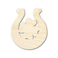 thumbnail image 1 of Unfinished Wood Horseshoe Shamrock Shape - Craft - up to 46" 30" / 3/4", 1 of 5