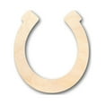 thumbnail image 1 of Unfinished Wood Horseshoe Shape - Farm Ranch - Animal - Craft - up to 46" DIY 14" / 1/8", 1 of 3