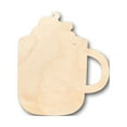 thumbnail image 1 of Unfinished Wood Hot Cocoa Whip Cream Shape - Craft - up to 36'' DIY 1'' / 1/4'', 1 of 3