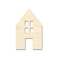 thumbnail image 1 of Unfinished Wood House Silhouette Shape - Craft - up to 46" 42" / 3/4", 1 of 5