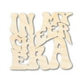 thumbnail image 1 of Unfinished Wood In My Cheer Era Cutout 7" / 1/4", 1 of 3