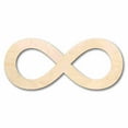 thumbnail image 1 of Unfinished Wood Infinity Symbol - Craft - up to 46" DIY 24" / 1/8", 1 of 3