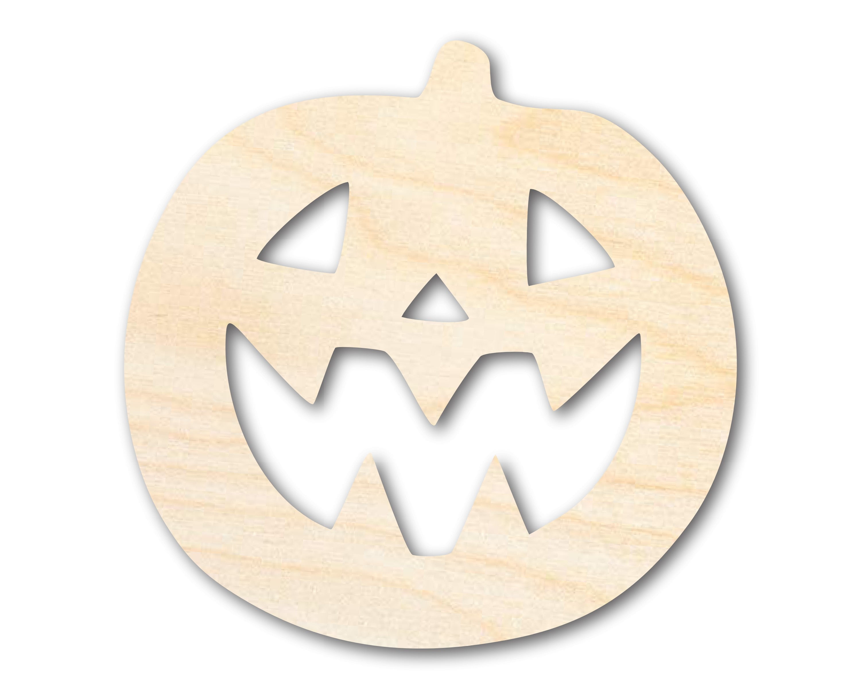 Unfinished Wood Jack-O-Lantern Shape | Craft Cutout | up to 46" DIY 20 ...