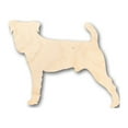 thumbnail image 1 of Unfinished Wood Jack Russel Terrier Small Dog Shape - Craft - up to 46" DIY 30" / 1/4", 1 of 3