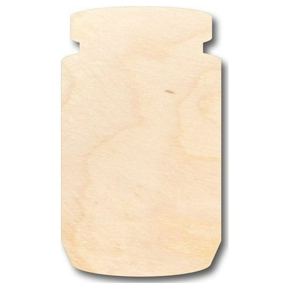 Unfinished Wood Jar Shape - Kitchen - Craft - up to 46" DIY 20" / 1/8"