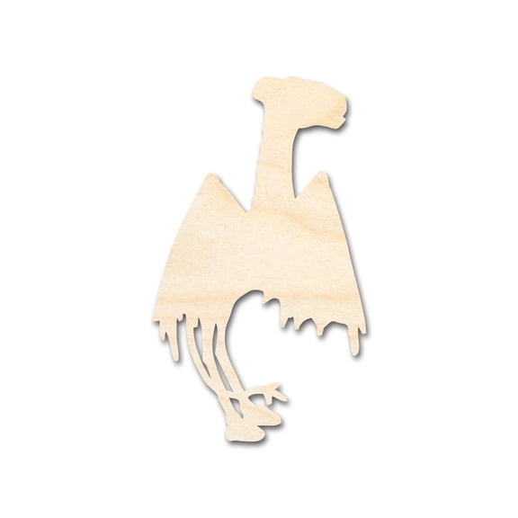 Unfinished Wood Jersey Devil Shape - Craft - up to 46" 8" / 1/8"