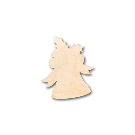 Unfinished Wood Jingle Bell Shape - Christmas - Craft - up to 36" DIY 46" / 3/4"