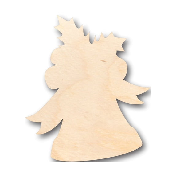 Unfinished Wood Jingle Bell Shape - Christmas - Craft - up to 46" DIY 42" / 1/2"