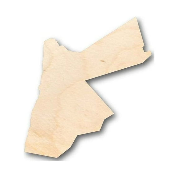Unfinished Wood Jordan Shape - Country - Craft - up to 46" DIY 8" / 1/4"