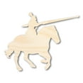 thumbnail image 1 of Unfinished Wood Jousting Knight Shape - Craft - up to 46" 3" / 1/4", 1 of 5
