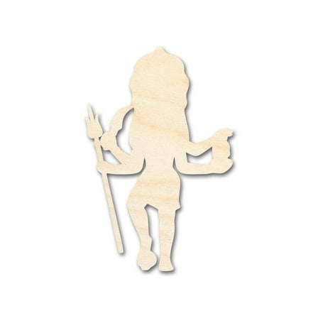 Unfinished Wood Kali Shape - Craft - up to 46" 4" / 1/8"