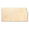 thumbnail image 1 of Unfinished Wood Kansas Shape - State - Craft - up to 46" DIY 4" / 1/2", 1 of 3