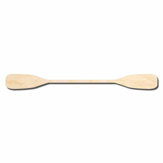 Unfinished Wood Kayak Oars Silhouette - Craft- up to 46" DIY 42" / 3/4"