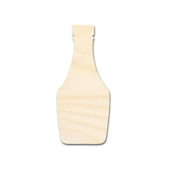 Unfinished Wood Ketchup Bottle Shape 5" / 1/8"
