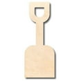 thumbnail image 1 of Unfinished Wood Kids Sand Shovel Shape - Ocean - Beach - Nursery - Craft - up to 46" DIY 18" / 1/4", 1 of 3