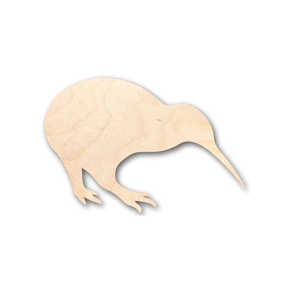 Unfinished Wood Kiwi Shape - New Zealand - Animal - Bird - Wildlife - Craft - up to 46" DIY 18" / 1"