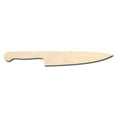 thumbnail image 1 of Unfinished Wood Knife Shape - Kitchen - Horror Halloween - Craft - up to 46" DIY 20" / 1/8", 1 of 3