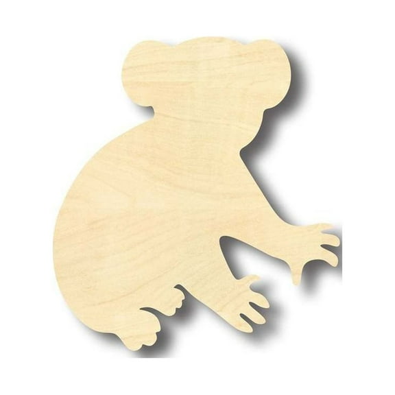 Unfinished Wood Koala Bear Shape - Animal - Craft - up to 46" DIY 46" / 1"