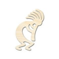 thumbnail image 1 of Unfinished Wood Kokopelli Shape - Craft - up to 46" 5" / 1/4", 1 of 5