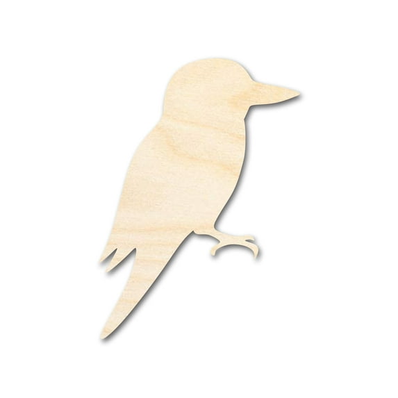 Unfinished Wood Kookaburra Shape - Craft - up to 46" DIY 3" / 1/8"