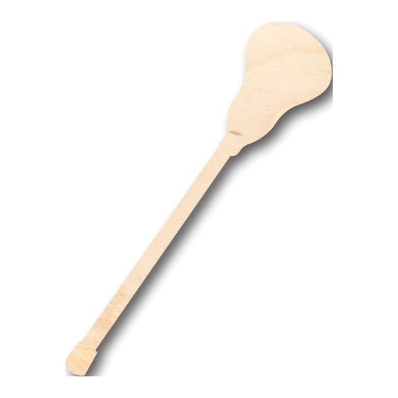 Unfinished Wood Lacrosse Stick Shape - Craft - up to 46" DIY 18" / 1/2"