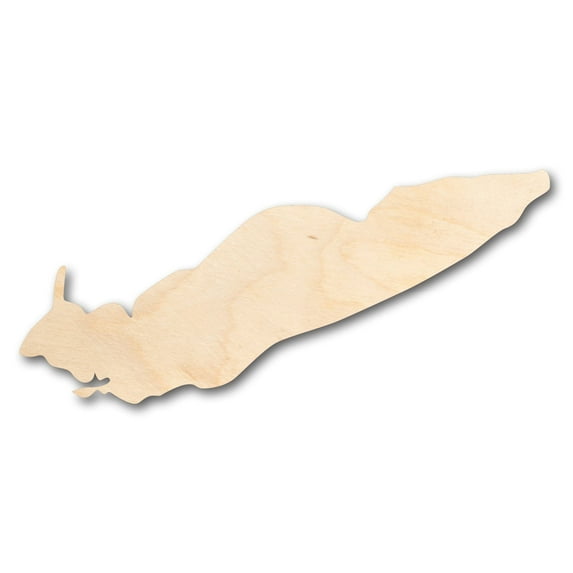 Unfinished Wood Lake Erie Shape - Craft - up to 46" DIY 20" / 1/8"