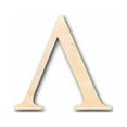 thumbnail image 1 of Unfinished Wood Lambda Silhouette - Craft- up to 46" DIY 7" / 1/4", 1 of 3