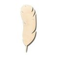 thumbnail image 1 of Unfinished Wood Large Feather Shape - Craft - up to 46" DIY 46" / 3/4", 1 of 3