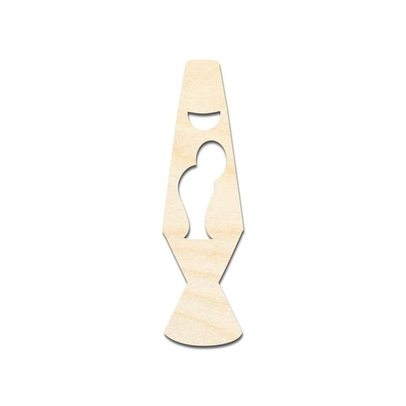 Unfinished Wood Lava Lamp Shape | DIY Craft Cutout | up to 46" DIY 30" / 3/4"
