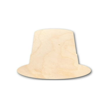 Unfinished Wood Leprechaun Hat Shape - St Patrick's - Craft - up to 46" DIY 10" / 1/4"