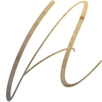 Unfinished Wood Letter A, Craft Alphabet 5'' Tall Wooden Letter Wall Décor, Bellany Script Font