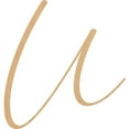 thumbnail image 1 of Unfinished Wood Letter U, Craft Alphabet 15'' Tall MDF Wall Décor, Bellany, 1 of 5