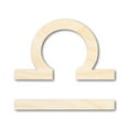 thumbnail image 1 of Unfinished Wood Libra Sign Shape - Zodiac Craft - up to 46" 18" / 1/2", 1 of 5