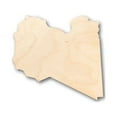 thumbnail image 1 of Unfinished Wood Libya Shape - Country - Craft - up to 46" DIY 7" / 1/4", 1 of 3