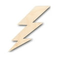 thumbnail image 1 of Unfinished Wood Lightening Bolt Shape - Craft - up to 46" DIY 46" / 3/4", 1 of 3