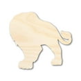 thumbnail image 1 of Unfinished Wood Lion Mascot Shape | DIY Craft Cutout 3" / 1/8", 1 of 3